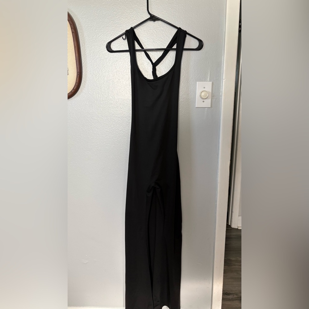 Black BootCut Flare Jumpsuit